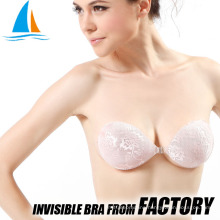 Silicone self-strapless adhesive sexy lace bra